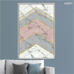 Quadro Decorativo - Abstrato Geometrico Abg003 Vidro com Impressão Uv - 60x40cm - 1
