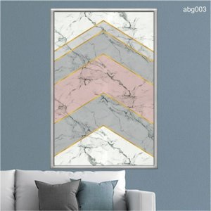 Quadro Decorativo - Abstrato Geometrico Abg003 Vidro com Impressão Uv - 60x40cm