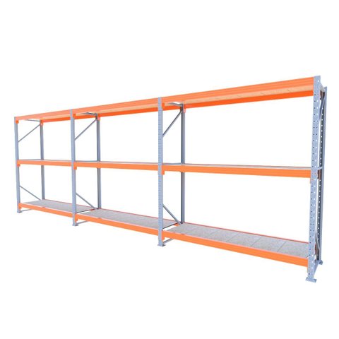 Mini Porta Pallet Prateleira Reguláveis 600 Kg Total Inicial + 2 Continuação 3 Niveis