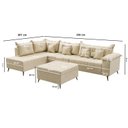 Ver imagem 4 de Sofá de Canto 9 Lugares com Puff Cancun