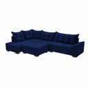 Ver imagem 6 de Sofá de Canto 9 Lugares com Puff Itapema