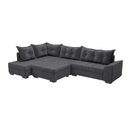 Ver imagem 6 de Sofá de Canto 9 Lugares com Puff Itapema