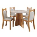 Ver imagem 2 de Conjunto de Jantar Mesa Redonda Stuart com 4 Cadeiras Dalas