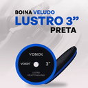 Ver imagem 3 de Boina de Lustro Veludo Voxer Preta 3 Pol - Polimento Automotivo