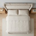Ver imagem 3 de Cabeceira de Cama Queen Estofada Pier 188cm Design Luxuoso Boucle