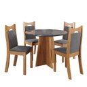 Ver imagem 2 de Conjunto de Jantar Mesa Redonda Stuart com 4 Cadeiras Dalas