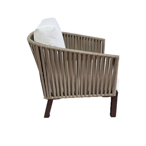 Poltrona em Corda Náutica de Alumínio Búzios Rami - Cod 8734-6