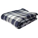 Ver imagem 1 de Cobertor Solteiro Boa Noite Xadrez Guaratingueta Azul Marinho