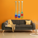 Ver imagem 1 de Decoração de Praia Remo Artesanal de Mdf Colorido
