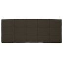 Ver imagem 2 de Cabeceira Painel Casal Lia Slim 140 Cm Suede Marrom - MV Estofados