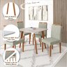 Conjunto Mesa 90x90 com 4 Cadeiras Fortaleza Uno - 5