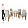 Conjunto Mesa 90x90 com 4 Cadeiras Fortaleza Uno - 4