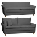 Ver imagem 5 de Sofá Living 3 Lugares Berlim 185cm Bouclê Confortável Moderno Braço Fino Sala Apartamento Recepção:C