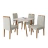 Conjunto Mesa 90x90 com 4 Cadeiras Fortaleza Uno - 2