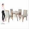 Conjunto Mesa 90x90 com 4 Cadeiras Fortaleza Uno - 5