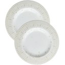 Ver imagem 1 de Jogo Prato Sobremesa Lanche 8pçs 8 Pessoas Natal Noel 21cm