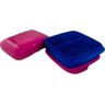 Tupperware Kit 2 Peças Marmiteira e Lancheira Pink e Azul - 2