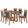 Conjunto de Jantar Mesa Retangular Laguna com 6 Cadeiras Dalas - 2