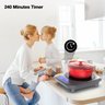 Vbgk Cooktop de Indução Portátil 1800w com 9 Níveis de Temperatura e Timer - 6