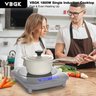 Vbgk Cooktop de Indução Portátil 1800w com 9 Níveis de Temperatura e Timer - 2