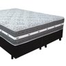 Cama Box Casal Bipartido Suede + Colchão Anjos Black Graphite Molas Ensacadas 138x188x64cm Cor:preto - 5