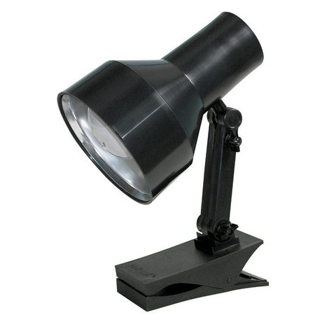 Luminária com Garra e Cúpula anti-térmica Ilutec Ref. 358 Preto