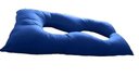 Ver imagem 3 de Travesseiro Gigante Happy Line 150 x 70 cm - Azul