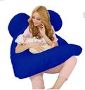 Ver imagem 4 de Travesseiro Gigante Happy Line 150 x 70 cm - Azul