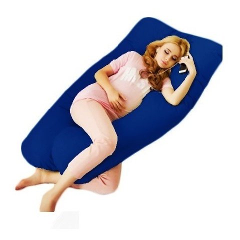 Travesseiro Gigante Happy Line 150 x 70 cm - Azul