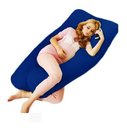Ver imagem 1 de Travesseiro Gigante Happy Line 150 x 70 cm - Azul