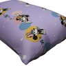 Fronha Portallar Malha Disney Estampada Minnie Feliz 48cmx68cm Lavanda - 3