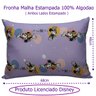 Fronha Portallar Malha Disney Estampada Minnie Feliz 48cmx68cm Lavanda - 4