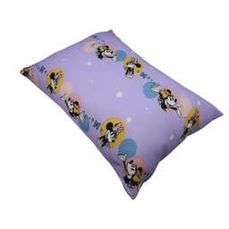 Fronha Portallar Malha Disney Estampada Minnie Feliz 48cmx68cm Lavanda - 2