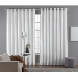 Cortina Para Sala e Quarto Madras Várias Cores e Tamanhos:Branco/4,00x2,80