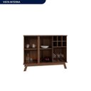Ver imagem 5 de Buffet para Sala de Jantar 3 Portas Rattan Lisboa Bege/Ypê