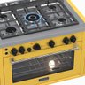 Fogao de Embutir 5 Bocas Venax Temis Amarelo Gas Glp 220 V - 3