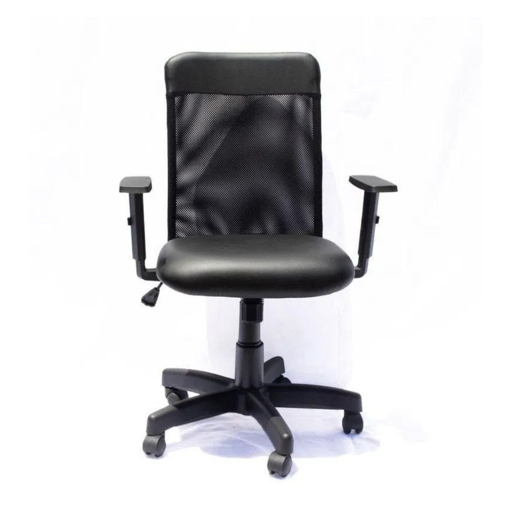 Cadeira de escritório diretor Sun preta Invicta Office nylon com tela - mesh - 2