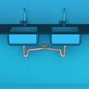 Ver imagem 2 de Sifão Duplo Sanfonado Extensível Censi 72cm Cromado