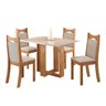 Conjunto de Jantar Mesa Retangular Ananda com 4 Cadeiras Dalas - 2