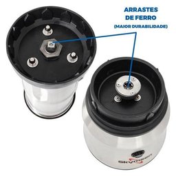 Liquidificador Inox Alta Rotação Ta2 1000W 2 Litros 220V - Skymsen - 3