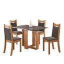 Ver imagem 2 de Conjunto de Jantar Mesa Retangular Ananda com 4 Cadeiras Dalas