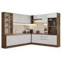 Ver imagem 3 de Armário de Cozinha Completa 549cm Rustic/branco Glamy Madesa 01
