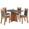 Conjunto de Jantar Mesa Retangular Laisa com 4 Cadeiras Dalas - 2