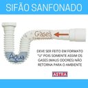 Ver imagem 7 de Sifão Sanfonado / Extensivo Universal Abs Branco Astra Tubos