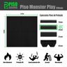 Piso de Borracha Monster Play 20mm - 1,00x1,00m - Preto Oneplay - 3
