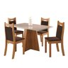 Conjunto de Jantar Mesa Retangular Urupema com 4 Cadeiras Dalas - 2
