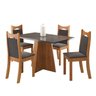 Conjunto de Jantar Mesa Retangular Urupema com 4 Cadeiras Dalas - 2