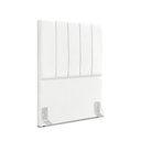 Ver imagem 2 de Cabeceira Estofada Solteiro Carla 90cm Suede Branco