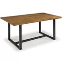 Ver imagem 3 de Conjunto Mesa 210cm com Banco e 2 Cadeiras Rústico Industrial Lumber Yescasa