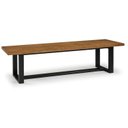 Ver imagem 5 de Conjunto Mesa 210cm com Banco e 2 Cadeiras Rústico Industrial Lumber Yescasa